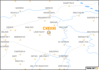 map of Chekhi