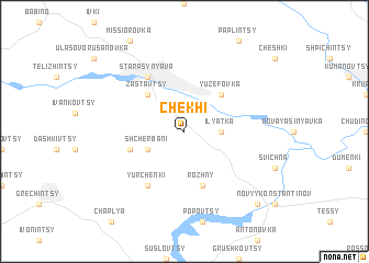 map of Chekhi