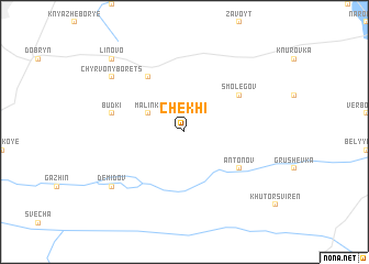 map of Chekhi