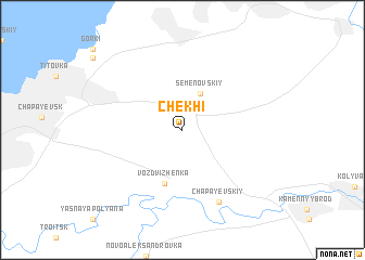 map of Chekhi