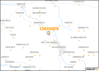 map of Chekhova