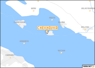 map of Chekhovka