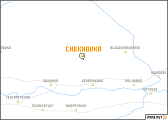 map of Chekhovka