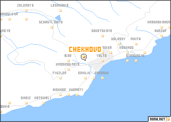 map of Chekhovo