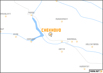 map of Chekhovo