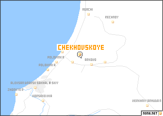 map of Chekhovskoye