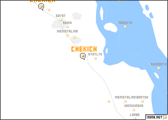 map of Chekich