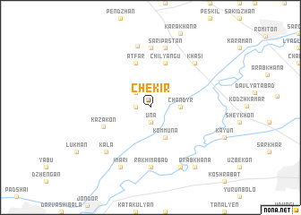 map of Chekir
