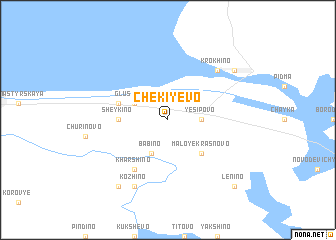 map of Chekiyevo