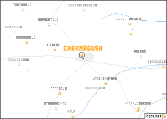 map of Chekmagush