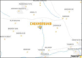 map of Chekmarëvka