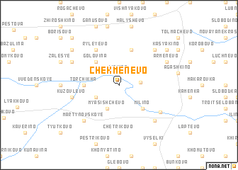 map of Chekmenevo