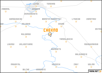 map of Chekno