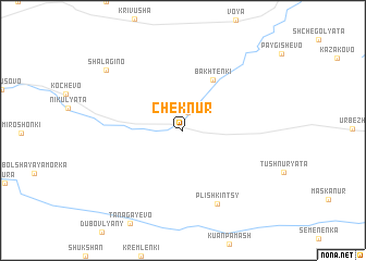 map of Cheknur