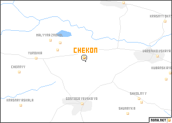 map of Chekon