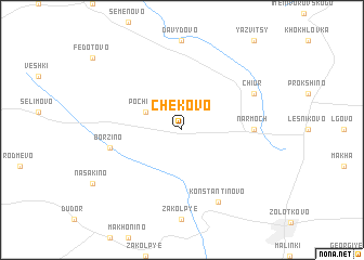 map of Chekovo