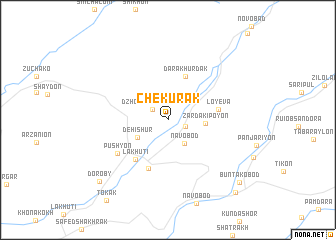 map of Chekurak