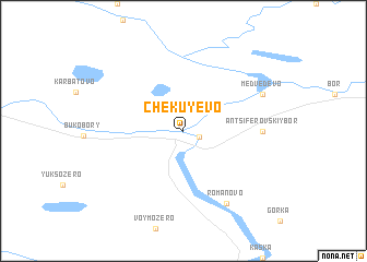 map of Chekuyevo