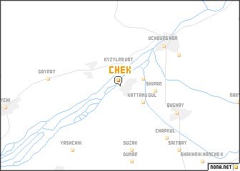 map of Chek