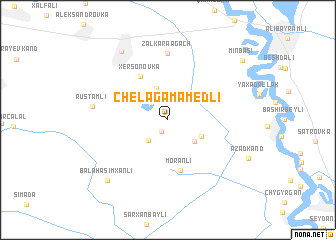 map of Chëlʼagamamedli