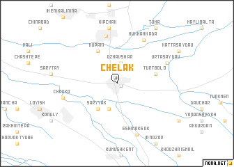 map of Chelak