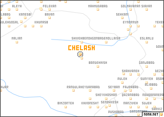 map of Chelāsh