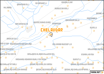 map of Chelāvdār