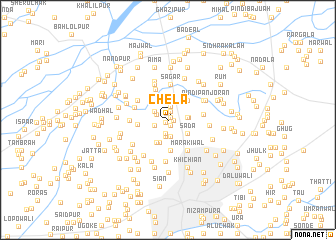 map of Chela