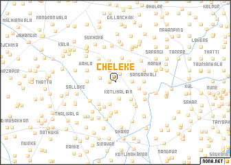 map of Cheleke