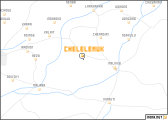 map of Chelelemuk