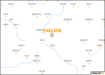 map of Chʼelemo