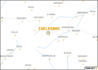 map of Chelesbān