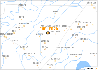 map of Chelford