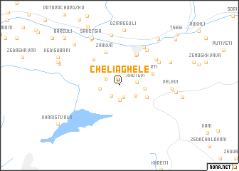 map of Cheliaghele