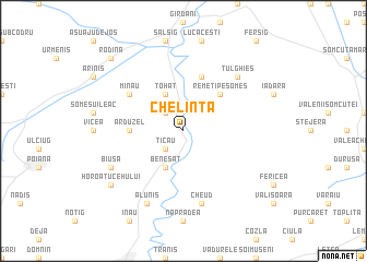 map of Chelinţa