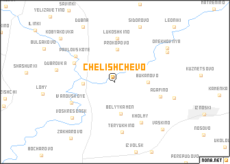 map of Chelishchëvo