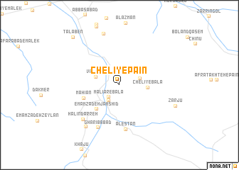 map of Chelī-ye Pā\