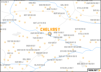 map of Chelkasy