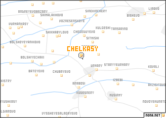 map of Chelkasy