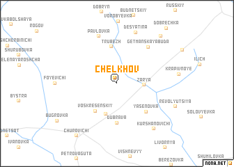 map of Chelkhov