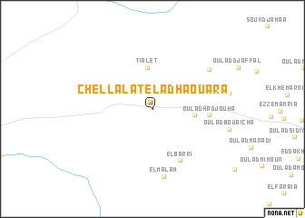 map of Chellalat el Adhaouara