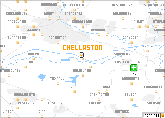 map of Chellaston