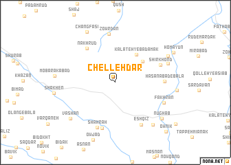 map of Chellehdār