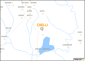 map of Chelli