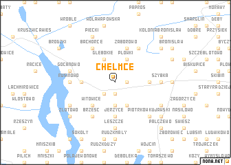 map of Chełmce