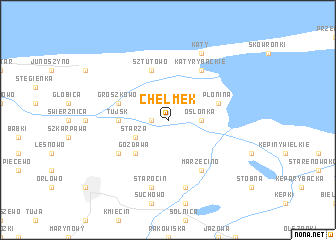 map of Chełmek