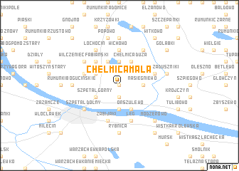 map of Chełmica Mała