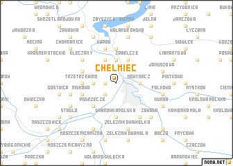 map of Chełmiec