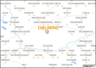 map of Chełmonie