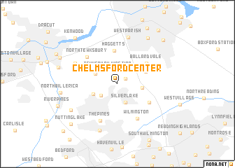 map of Chelmsford Center